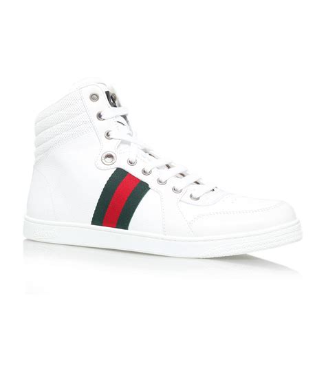 gucci signature high-top sneaker white|gucci high tops for men.